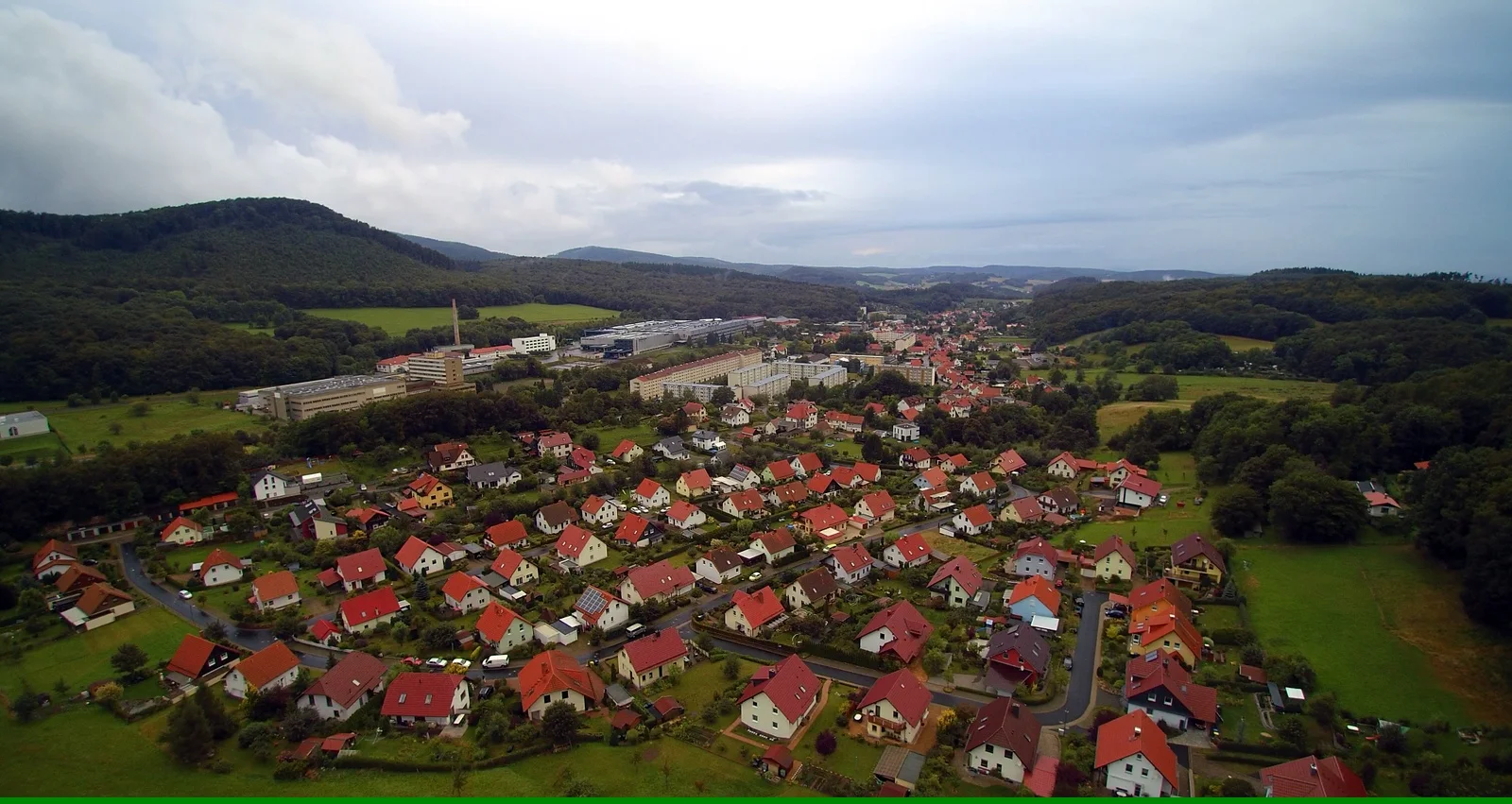Luftaufnahme von Seebach Sandstück